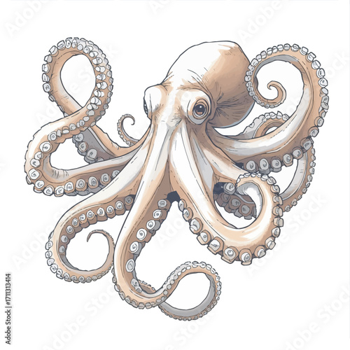 octopus vector