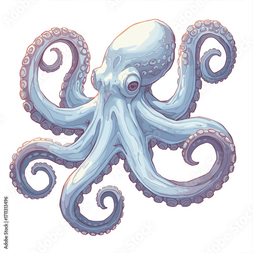 octopus vector