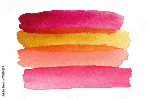 Abstract watercolor stripes
