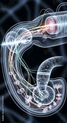 Intricate Biological System Anatomy.