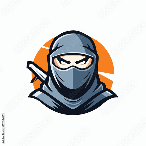 Ninja Warrior Logo A Stealthy and Powerful Emblem for Action and Skill