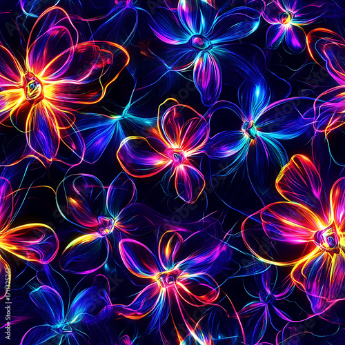 Floral or leaf pattern background suitable for wallpaper, fabric, or decorative design. Soft colors and natural style, ideal for digital and print use.