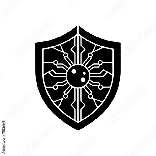 antivirus software symbol shield 