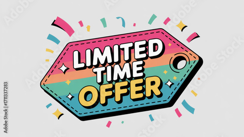 Limited time offer sale promotion special deal discount clearance event marketing advertising banner design