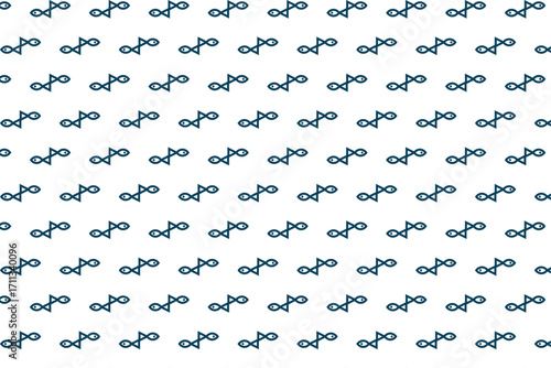 Infinity Fish Pattern Background