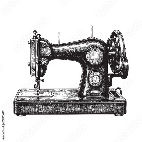 vintage retro sewing machine