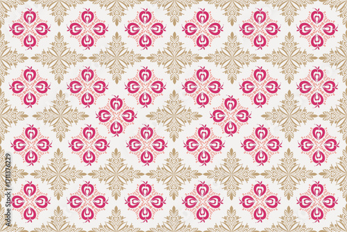 seamless pattern with flowers