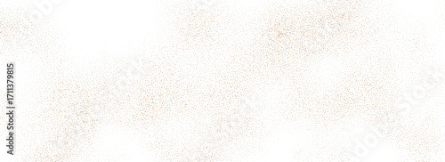 Beige sandy gradient texture. Grainy gritty noise background. Dotted grunge sandy backdrop. Tiny light specks, speckles and dots textured powder effect. Vector dust particles overlay wallpaper