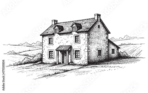 House in countryside