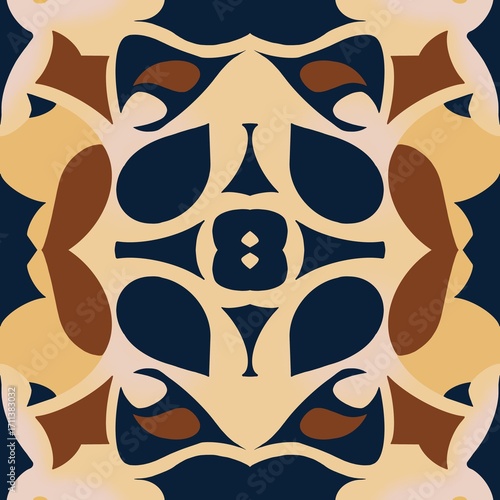 Seamless pattern retro vintage style 90 boho batik pattern tribal ethnic seamless.