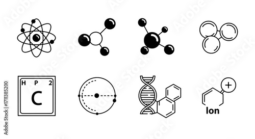 Science and Chemistry Molecular Structures and Atomic Designs
