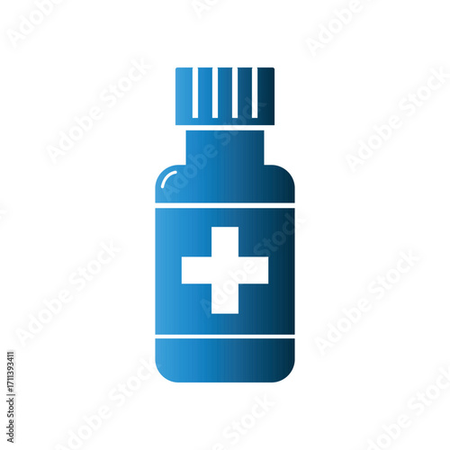 Medicine Jar icon design template