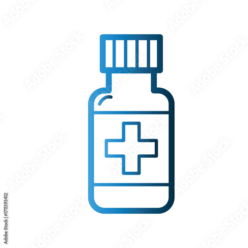Medicine Jar icon design template