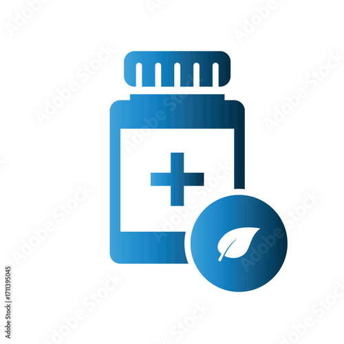 Medicine Jar icon design template