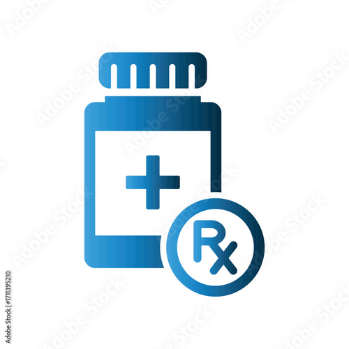 Medicine Jar icon design template