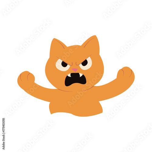 angry cat meme