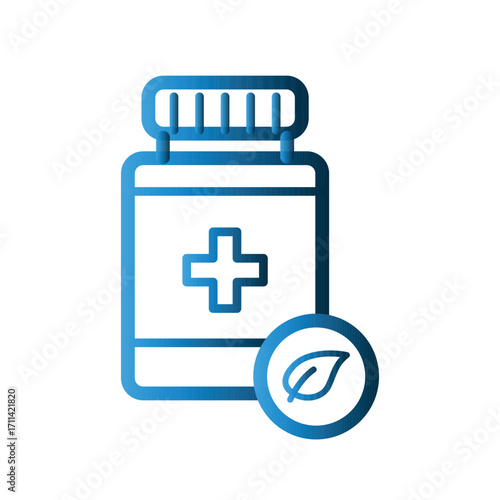 Medicine Jar icon design template
