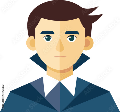 Business Marketing illustrations. Business people office life, A person analyzing data on dual monitors in a modern office setting, 