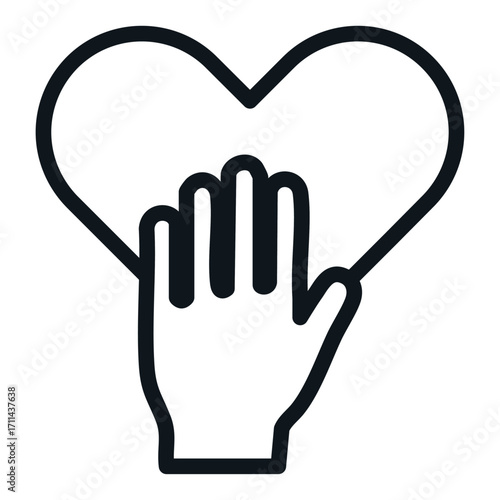 Honest Commitment Line Icon of Intellectual Honesty Icon Set