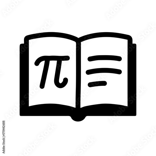 Philosophical Texts Line Icon of Philosophy Icon Set