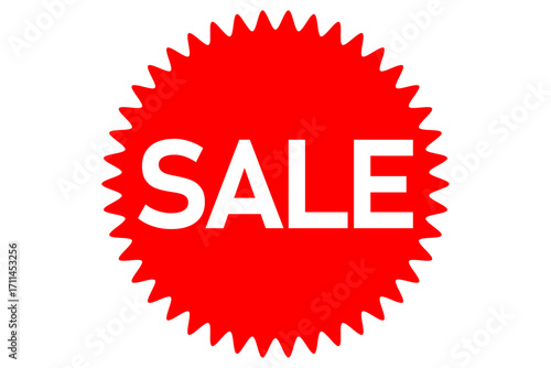 SALE - 「SALE（セール）」の文字の、よく目立つロゴマーク
