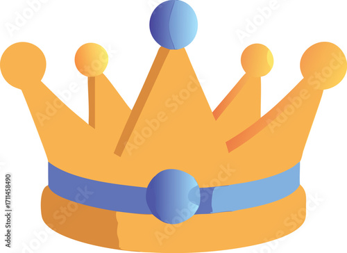 Simple crown icon set against a plain white background, representing power and leadership.

