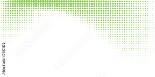 Light Green vector modern geometrical circle abstract background. Retro Dotted texture template.Aesthetic Geometric pattern in halftone style with gradient.Eps 10