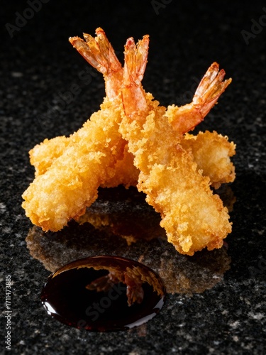 Crispy Golden Tempura Shrimp with Dipping Sauce