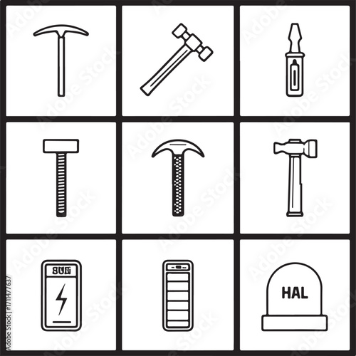Construction Tools Icons