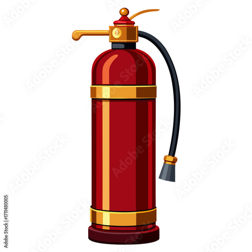 red fire extinguisher
