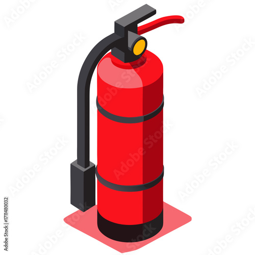 red fire extinguisher
