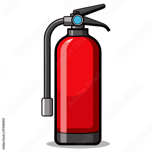red fire extinguisher