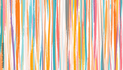 Colorful Vertical Stripes Abstract Background.
