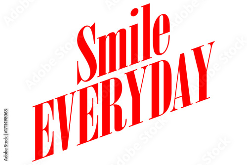 Smile EVERYDAY - 「Smile EVERYDAY」の文字の、おしゃれなロゴマーク
