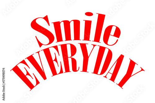 Smile EVERYDAY - 「Smile EVERYDAY」の文字の、おしゃれなロゴマーク
