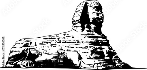 Iconic Sphinx monument symbol of ancient Egypt offers historical wonder and timeless mystery