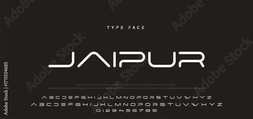 modern font alphabet. stylish fonts style. Typography custom logotype fonts.