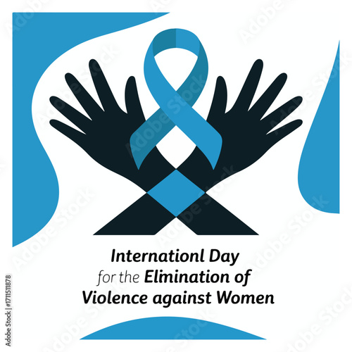 International Day Elimination Violence Against Women Awareness Campaign Design