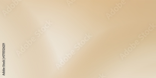 Vector beige gradient background. Simple and soft light brown gold texture. soft solid plain. grunge minimalistic backdrop.eps 10 vector