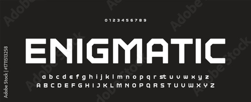 Modern Bold Font. Regular Italic and Number Typography urban style alphabet fonts for fashion, sport, technology, digital, movie, logo design, vector illustration.