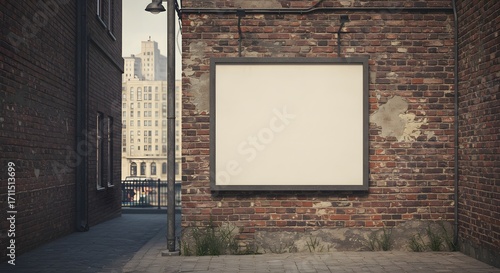 Wallpaper Mural Blank advertisement billboard urban setting Torontodigital.ca