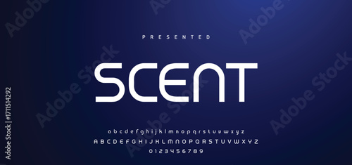 Modern Bold Font. Regular Italic and Number Typography urban style alphabet fonts for fashion, sport, technology, digital, movie, logo design, vector illustration.