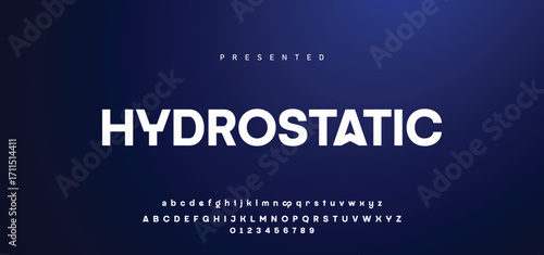Modern Bold Font. Regular Italic and Number Typography urban style alphabet fonts for fashion, sport, technology, digital, movie, logo design, vector illustration.