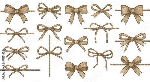 Collection of decorative bows