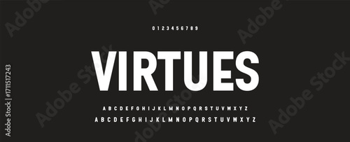 Digital Abstract minimal modern alphabet fonts for logo. Typography technology electronic digital music future creative font. vector illustration.