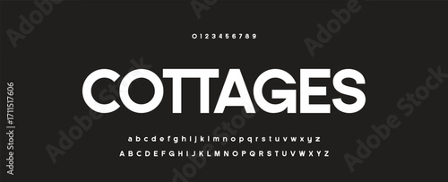 Digital Abstract minimal modern alphabet fonts for logo. Typography technology electronic digital music future creative font. vector illustration.