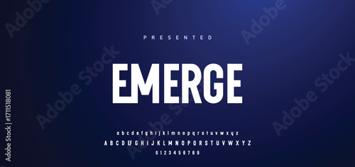 Digital Abstract minimal modern alphabet fonts for logo. Typography technology electronic digital music future creative font. vector illustration.