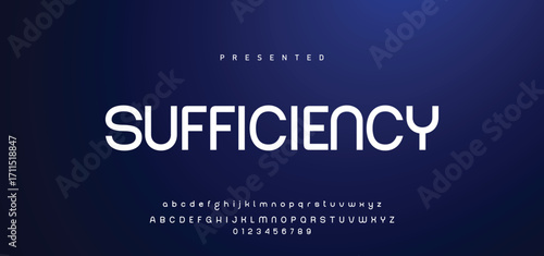 Digital Abstract minimal modern alphabet fonts for logo. Typography technology electronic digital music future creative font. vector illustration.