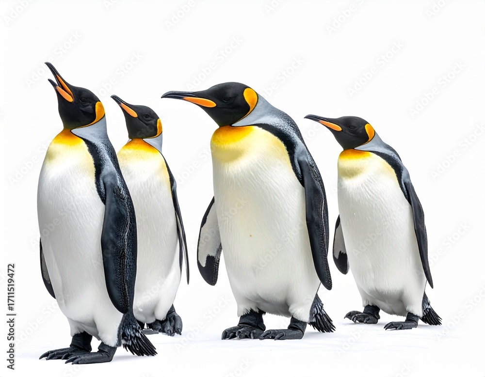 Fototapeta premium Charming Penguin Standing Gracefully