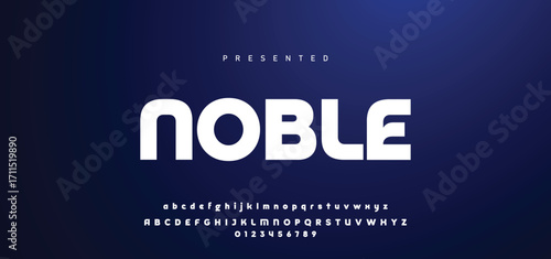 Digital Abstract minimal modern alphabet fonts for logo. Typography technology electronic digital music future creative font. vector illustration.